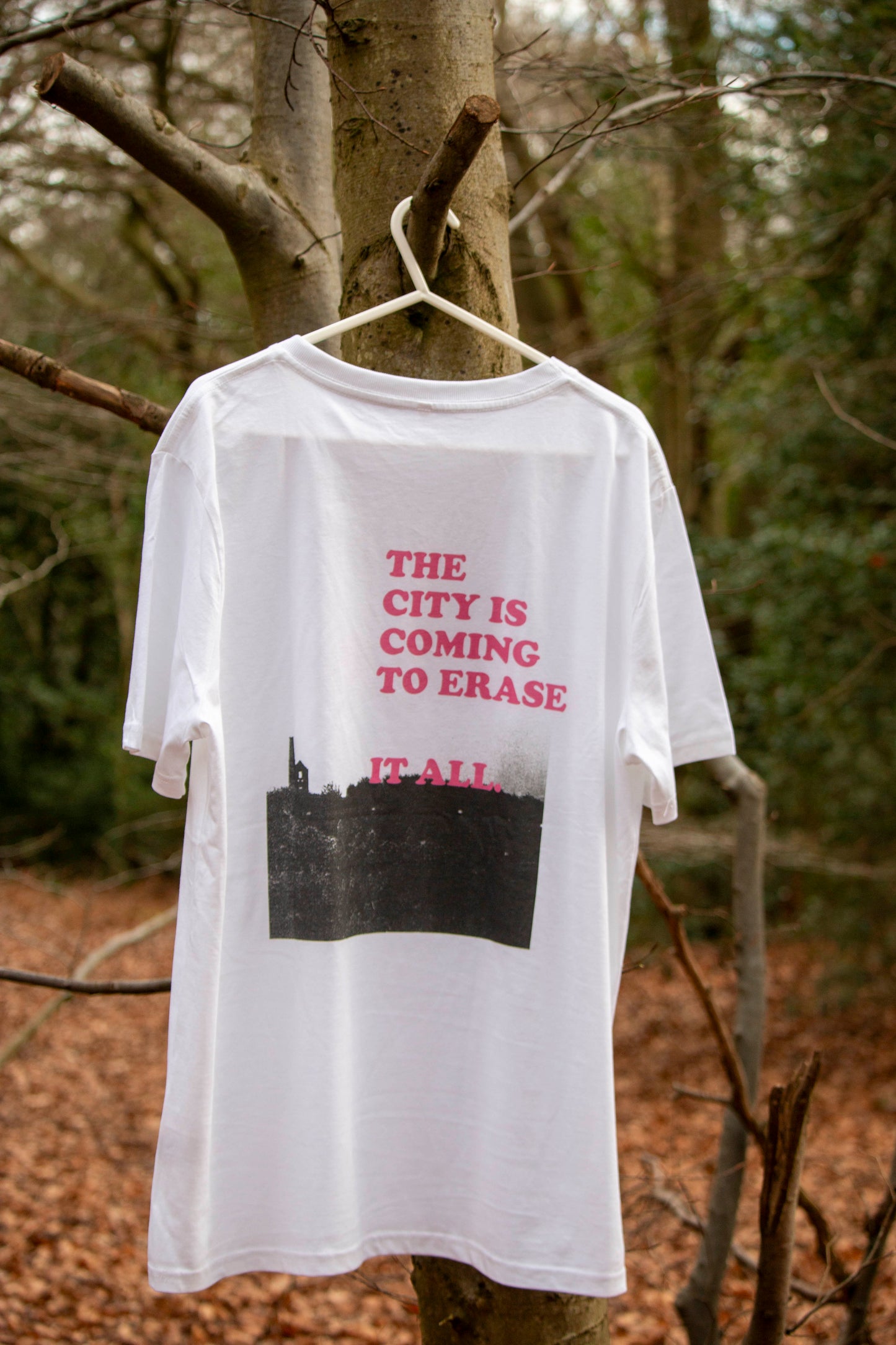 Tin Mine Album Title Tee - White