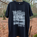 The City Is Coming Lyric tee - Black