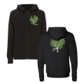 Bloom Zip Hoodie Black (Small & Medium only)