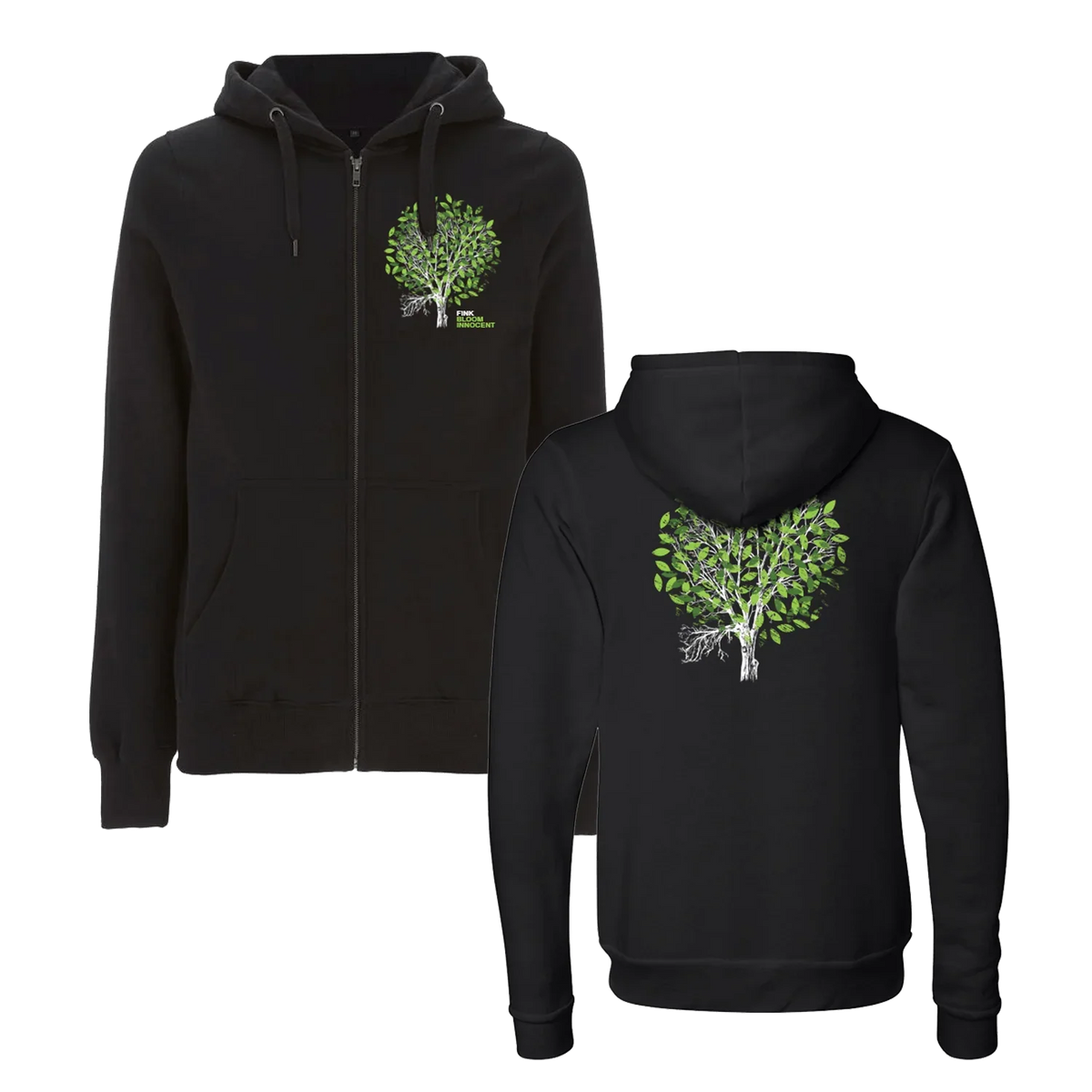 Bloom Zip Hoodie Black (Small & Medium only)